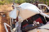 Kundapur: 1 killed, 3 injured in Maruti Omni-tipper collision